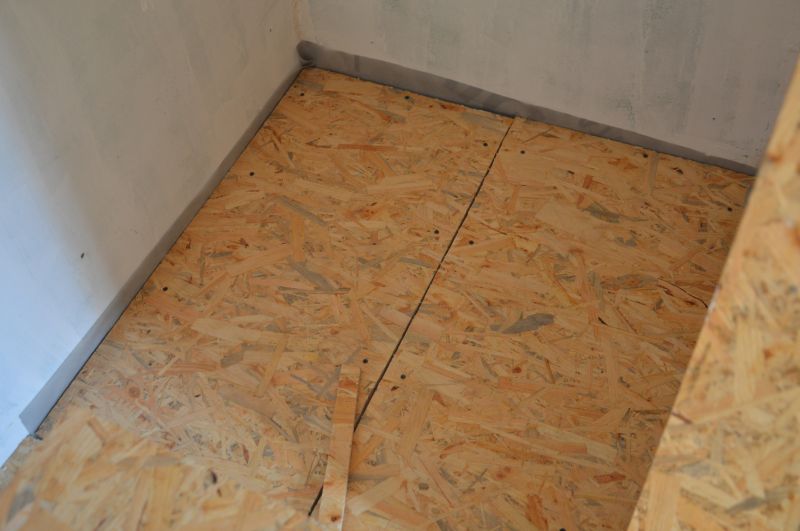Finished Subfloor in a Living Area